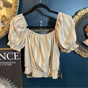 H&M boho peasant top